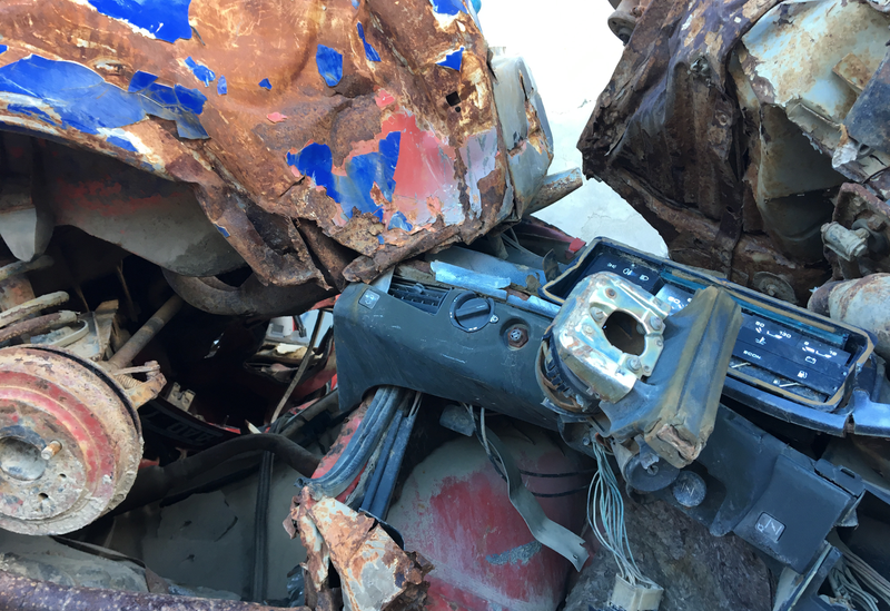 Illustration for article titled This Is The Southernmost Junkyard In The World